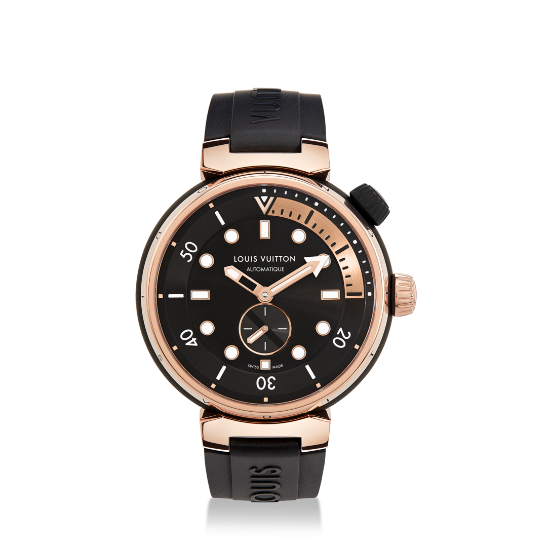 Louis Vuitton ルイ・ヴィトン タンブール ピンク tambour Louis Vuitton, Tambour Color Blossom Spin Time | GPHG